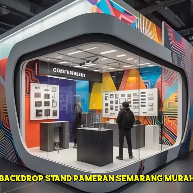 backdrop stand pameran semarang murah